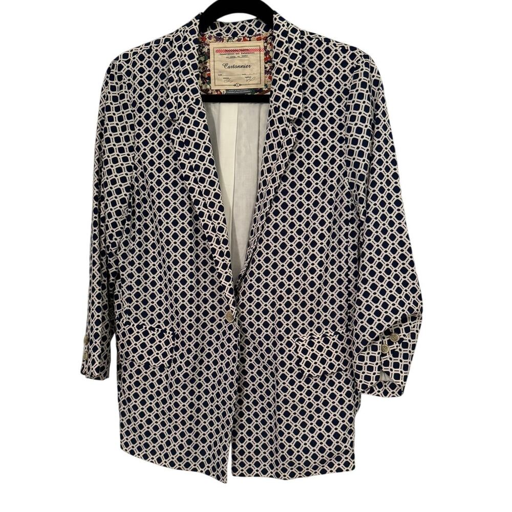 NWOT - Cartonnier Navy Southwark Blazer - Size L - Picture 2 of 5
